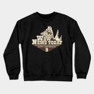 WDW News Today WDWNT.com 9th Anniversary Crewneck Sweatshirt